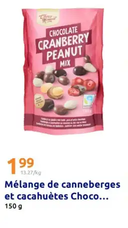 Action Mélange de canneberges et cacahuètes Choco... offre