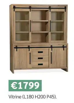 Meubles Crack Vitrine offre