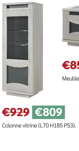 Meubles Crack Colonne vitrine offre