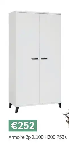 Meubles Crack Armoire 2 portes offre