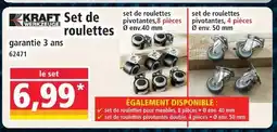 Norma Kraft werkzeuge set de roulettes offre