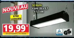 Norma Plafonnier pour atelier 50 watts offre