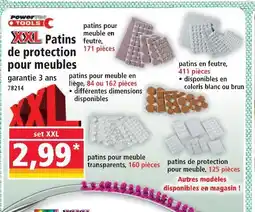 Norma Powerfix tools patins de protection pour meubles offre