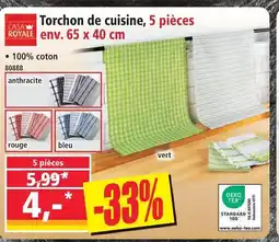 Norma Casa royale torchon de cuisine offre