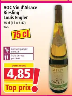 Norma Aoc vin d'alsace riesling offre