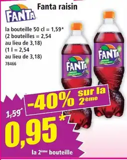 Norma Fanta fanta raisin offre