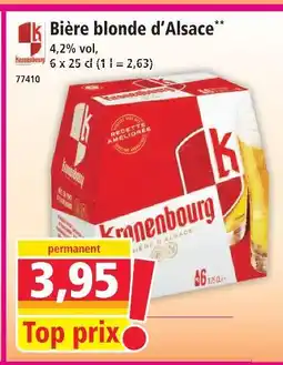 Norma Kronenbourg bière blonde d'alsace offre
