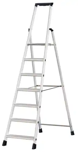 Brico Dépôt Escabeau pro 7 marches alu 150 kg offre