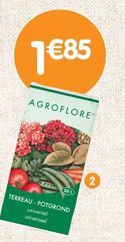 b&m Agroflore terreau universel offre