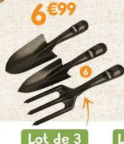 b&m Rolson lot de 3 outils à main offre