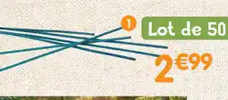 b&m Lot de 50 tuteurs offre