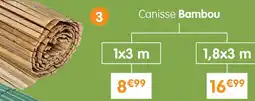 b&m Canisse bambou offre