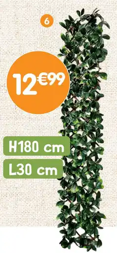 b&m Treillis feuilles laurier artifi ciel offre