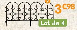 b&m Lot de 4 bordures de jardin offre