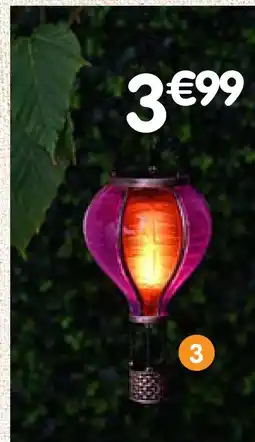 b&m Lanterne solaire mongolfière offre