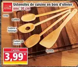 Norma Ustensiles de cuisine en bois d'olivier offre