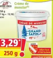 Norma Legrand - crème de munster offre