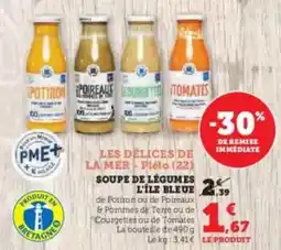 U Express Ibiza bleu - soupe de légumes offre
