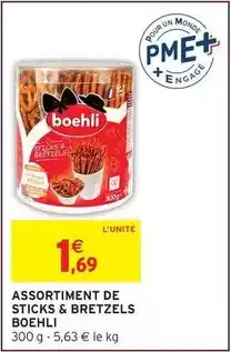 Intermarché Express Boehli - assortiment de sticks & bretzels offre