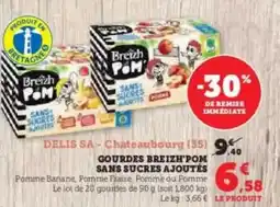 U Express Breizh pom - gourdes sans sucres ajoutés offre
