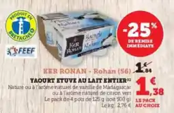 U Express Ferrero rocher - yaourt etuve au lait entier offre