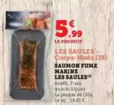 U Express Saumon fume marine les saules offre