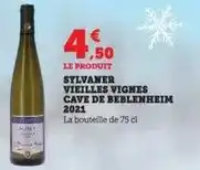 U Express Sylvaner - vieilles vignes cave de beblenheim 2021 offre