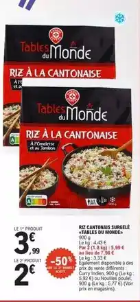 E.Leclerc Riz a la cantonaise offre