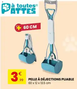 Stokomani Pelle à déjections pliable offre