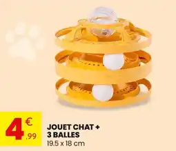Stokomani Jouet chat + 3 balles offre