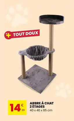 Stokomani Arbre à chat 2 étages offre