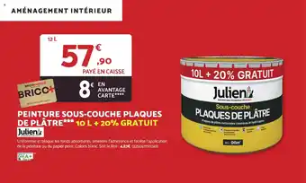 JULIEN Peinture sous-couche plaques de plâtre
