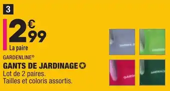 ALDI Gants de jardinage offre