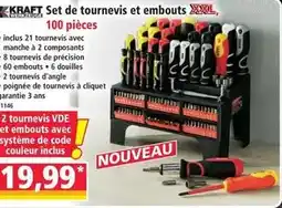Norma Kraft - set de tournevis et embouts offre