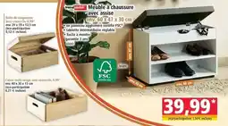 Norma Trendstabil - meuble à chaussure avec assise offre