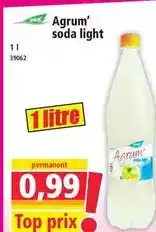 Norma Agrum' soda light offre
