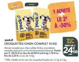 Point Vert Yoplait - croquettes chien complet offre
