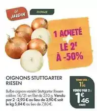 Point Vert Oignons stuttgarter offre