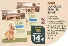Point Vert Lapicroq fermier offre