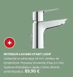 Bricomarché Mitigeur lavabo start loop offre