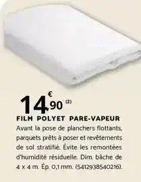 Bricomarché Dim - film polyet pare-vapeur offre