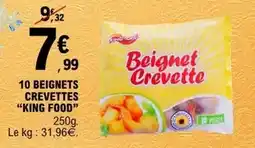 E.Leclerc King - 10 beignets crevettes food offre