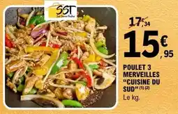 E.Leclerc Poulet 3 merveilles cuisine du sud offre