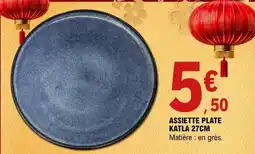 E.Leclerc Assiette plate kata 27cm offre