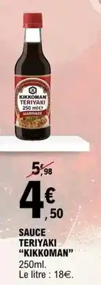 E.Leclerc Kikkoman - sauce teriyaki offre