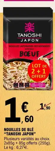 E.Leclerc Tanoshi - nouilles de ble offre
