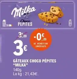 E.Leclerc Milka - gâteaux choco pépites offre