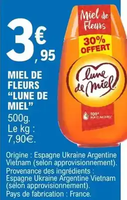 E.Leclerc Lune de miel - miel de fleurs offre