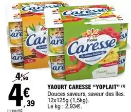 E.Leclerc Yoplait - yaourt caresse offre
