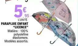 E.Leclerc Stitch - parapluie enfant offre